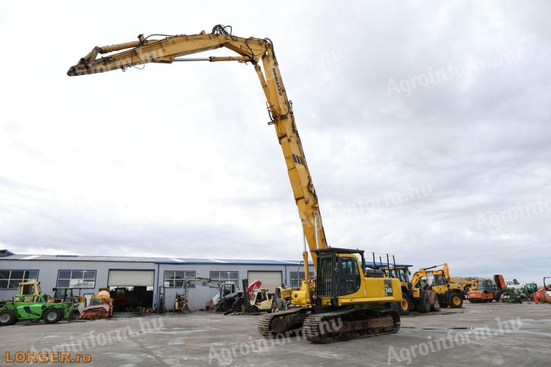 Komatsu PC340 LC-6K hosszúgémes lánctalpas kotró