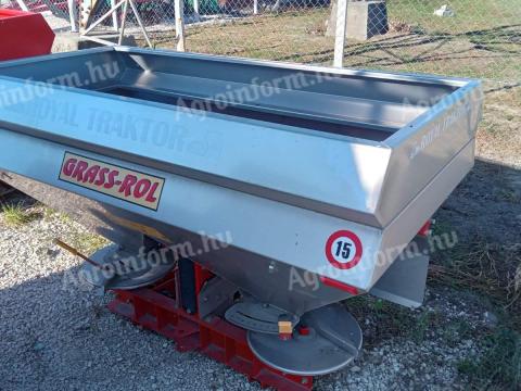 GRASS-ROL 1000L - DUPLATÁRCSÁS SAVÁLLÓ MŰTRÁGYA ÉS SÓSZÓRÓ - KEDVEZMÉNYES ÁRON GRASS-ROL 1000L - DUPLATÁRCSÁS SAVÁLLÓ MŰTRÁGYA ÉS SÓSZÓRÓ - KEDVEZMÉNYES ÁRON