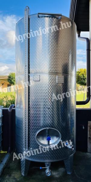 3000 literes rozsdamentes acéltartály eladó