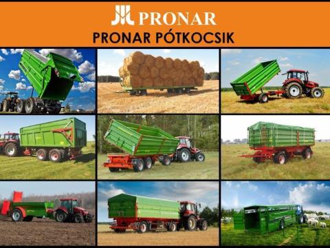Pótkocsi készletakció! Új Pronar pótkocsik széles választéka készletről, azonnal, 3 év garanciával