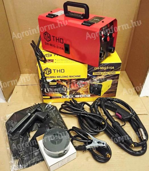 Inverteres Hegesztő,  MIG/MMA,  315Ah Huzalos hegesztőgép * THO DH-MIG 315A *