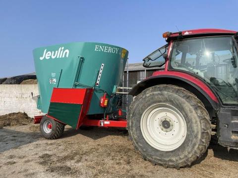 JEULIN Energy takarmánykeverő-kiosztó kocsik 10–36 m³