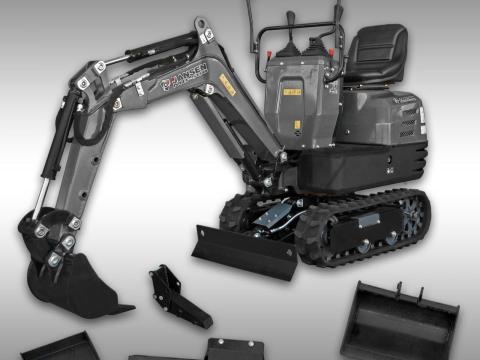 JANSEN MB-500 minikotró,  árokásó (benzin) - IGJ JANSEN MB-500 minikotró,  árokásó (benzin) - IGJ