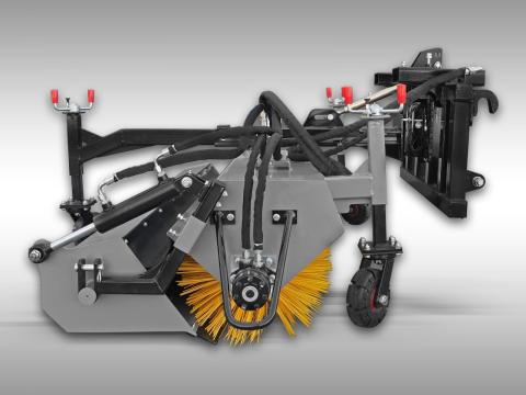 JANSEN JK-200 (SN101) seprőgép traktorhoz,  homlokrakodóra - IGJ JANSEN JK-200 (SN101) seprőgép traktorhoz,  homlokrakodóra - IGJ