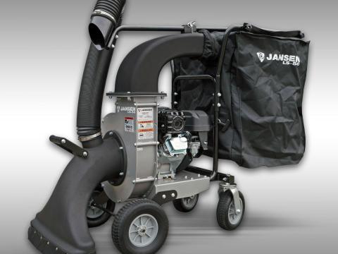 JANSEN LS-50 (benzinmotor),  levélszívó-fújó takarítógép - IGJ JANSEN LS-50 (benzinmotor),  levélszívó-fújó takarítógép - IGJ