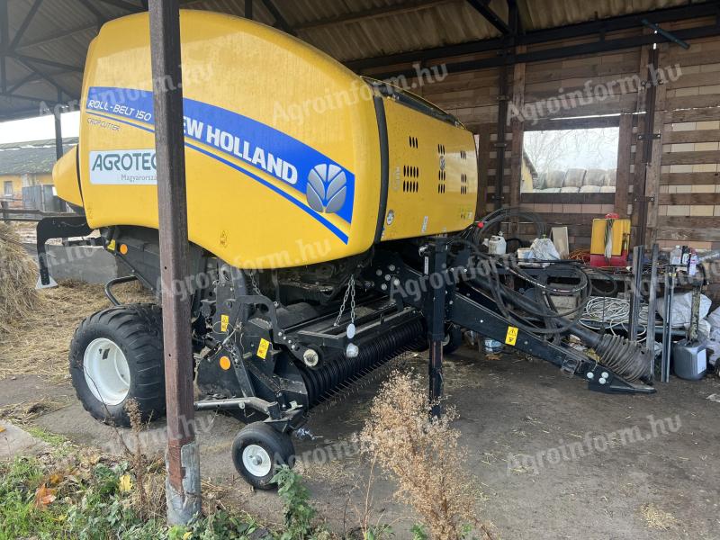 NEW HOLLAND ROLL-BELT 150 CROPCUTTER szecskázós újszerű bálázó