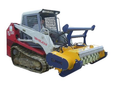 Hidraulikusan hajtott erdészeti szárzúzók és zúzófejek