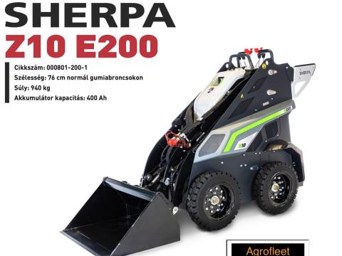 Sherpa Z10 E200 mini rakodó Sherpa Z10 E200 mini rakodó