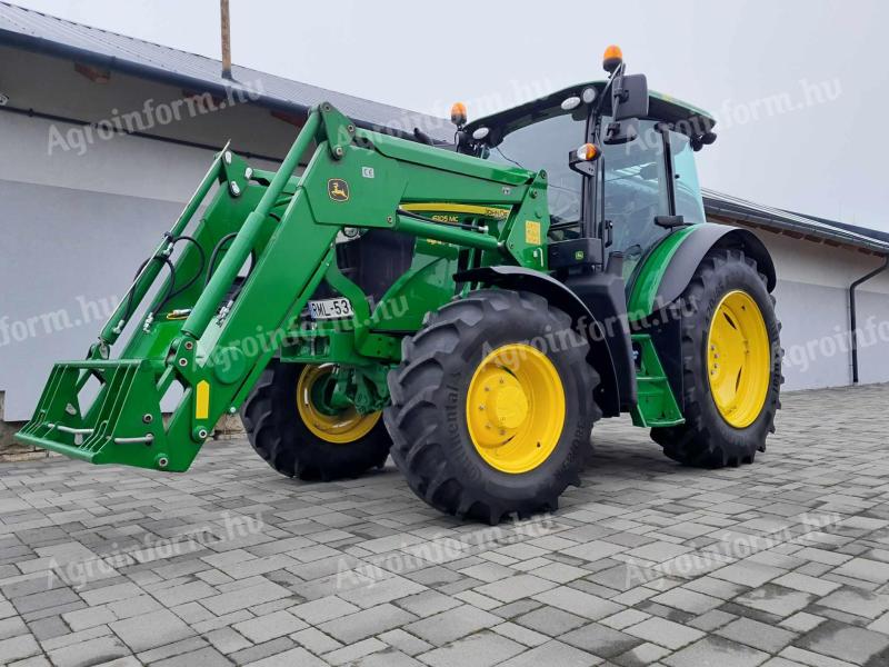 John Deere 6105MC PowerQuad 24/24, újszerű állapotban,  homlokrakodóval eladó