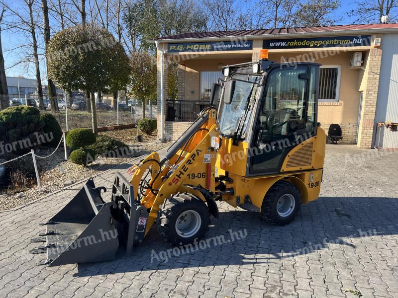 SHERPA 19-06 Perkins motor Zárt fülke AKCIÓS AJÁNDÉK ADAPTEREKKEL