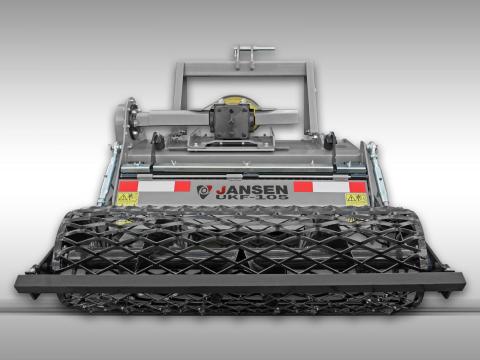 Talajmaró,  kultivátor – JANSEN UKF-105 hátsó rögtörő hengerrel Talajmaró,  kultivátor – JANSEN UKF-105 hátsó rögtörő hengerrel