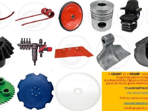 Mezőgazdasági munkaeszköz,  traktor,  erdészeti,  építőipari gép alkatrészek Mezőgazdasági munkaeszköz,  traktor,  erdészeti,  építőipari gép alkatrészek