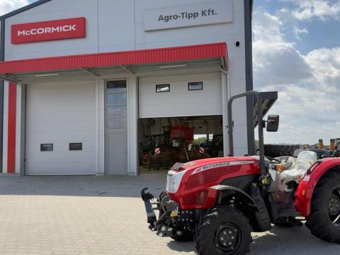 McCormick X3.080F új mászófokozatos, fronthidraulikás, 75 lóerős, kedvező árú kertészeti traktor eladó, ÁTK és kertészeti támogatásba illeszthető