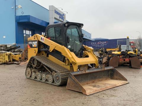 Caterpillar 277D gumihevederes minirakodó Caterpillar 277D gumihevederes minirakodó