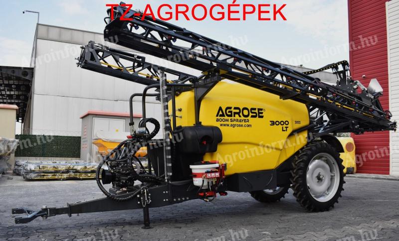 AGROSE-3000/24 HYDRO Vontatott szántóföldi permetező