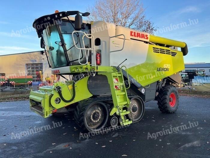 Claas LEXION 670 TERRA TRAC 4-TRAC kombájn