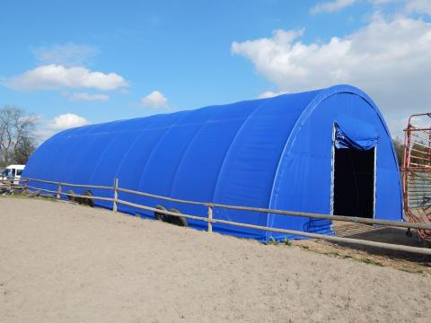 12x30 félköríves raktár sátor / ponyva sátor / csarnok sátor / mezőgazdasági tárolósátor 12x30 félköríves raktár sátor / ponyva sátor / csarnok sátor / mezőgazdasági tárolósátor