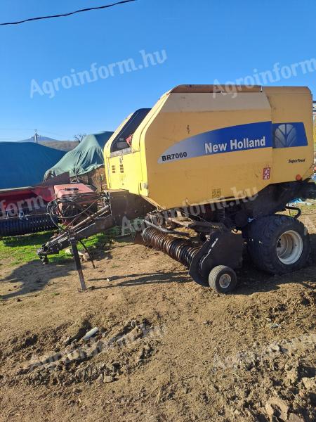New Holland BR 7060 változókamrás hevederes körbálázó eladó