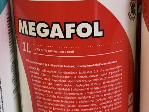 Megafol termésfokozó növénykondícionáló elérhető több kiszerelésben