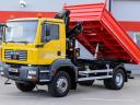 MAN TGM 18.280 - 4x4 billenőplatós - darugémes teherautó Euro 4