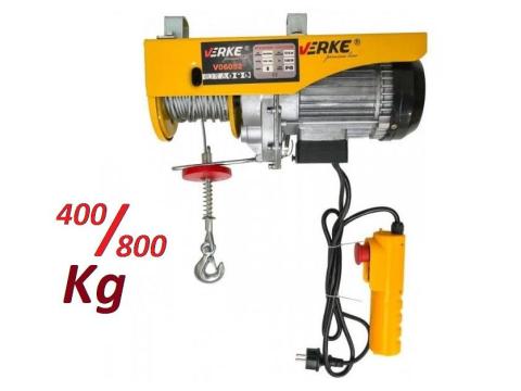 Elektromos csörlő 400kg / 800kg * Verke V06052 * Premium Line * 1300 wattos motor,  6-12m Elektromos csörlő 400kg / 800kg * Verke V06052 * Premium Line * 1300 wattos motor,  6-12m