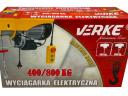 Elektromos csörlő 400kg / 800kg * Verke V06052 * Premium Line * 1300 wattos motor,  6-12m