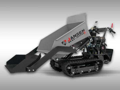 Önrakodó hernyótalpas minidömper - motoros talicska - JANSEN RD-300S