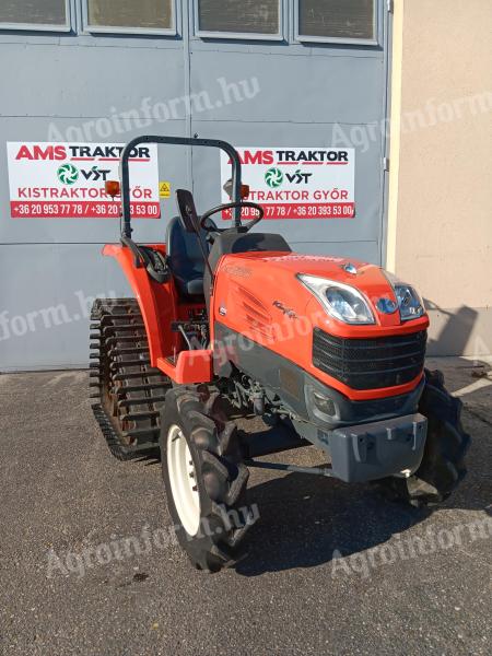 Kubota KT255 gumitalpas,  25 lóerős,  összkerekes,  szervokormányos,  japán kistraktor