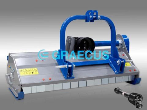 Graecus MKD105-MKD175 szárzúzó mechanikus eltolással Graecus MKD105-MKD175 szárzúzó mechanikus eltolással