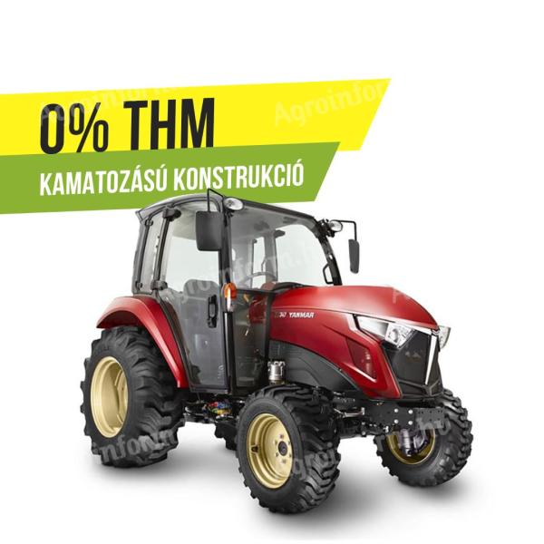 Yanmar Traktor,  47 lóerős,  kabinnal,  Japán traktor / YT347V-Q- 0 % THM