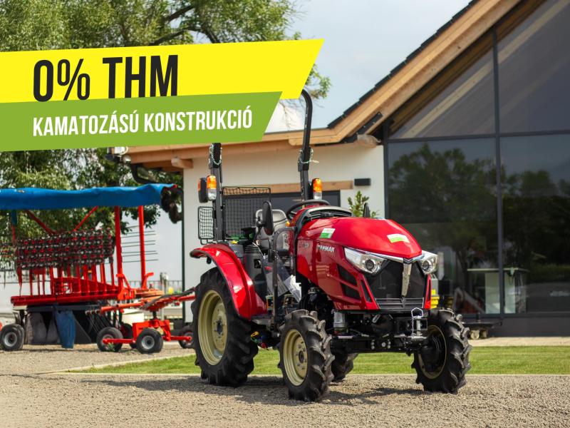 PÁLYÁZHATÓ! Yanmar Traktor,  35 lóerős,  bukókerettel,  Japán kistraktor / YT235V-R - 0 % THM