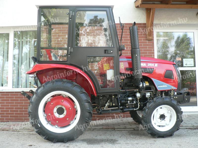 JINMA 254-4WD traktor napfénytetővel vagy fűthető fülkével