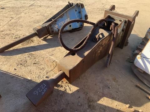 Krupp HM500 hidrauliks törőfej Krupp HM500 hidrauliks törőfej