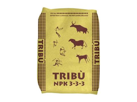TRIBÚ (3N-3P2O5-3K) lebontó baktériumflóra,  szerves trágya 25Kg TRIBÚ (3N-3P2O5-3K) lebontó baktériumflóra,  szerves trágya 25Kg