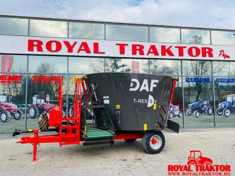 DAFF T-REX 8V TAKARMÁNYKEVERŐ - KIOSZTÓKOCSI DAFF T-REX 8V TAKARMÁNYKEVERŐ - KIOSZTÓKOCSI