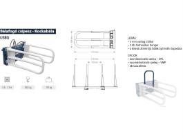 Bálafogó csipesz - FK Machinery - Kockabála