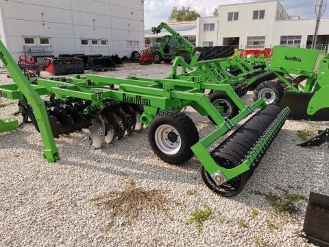 AGRIMETAL 2.8m VONTATOTT GRUBER - RÖVIDTÁRCSÁVAL - ÉKGYŰRŰS HENGERREL AGRIMETAL 2.8m VONTATOTT GRUBER - RÖVIDTÁRCSÁVAL - ÉKGYŰRŰS HENGERREL