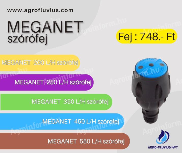 NETAFIM MEGANET SZÓRÓFEJ