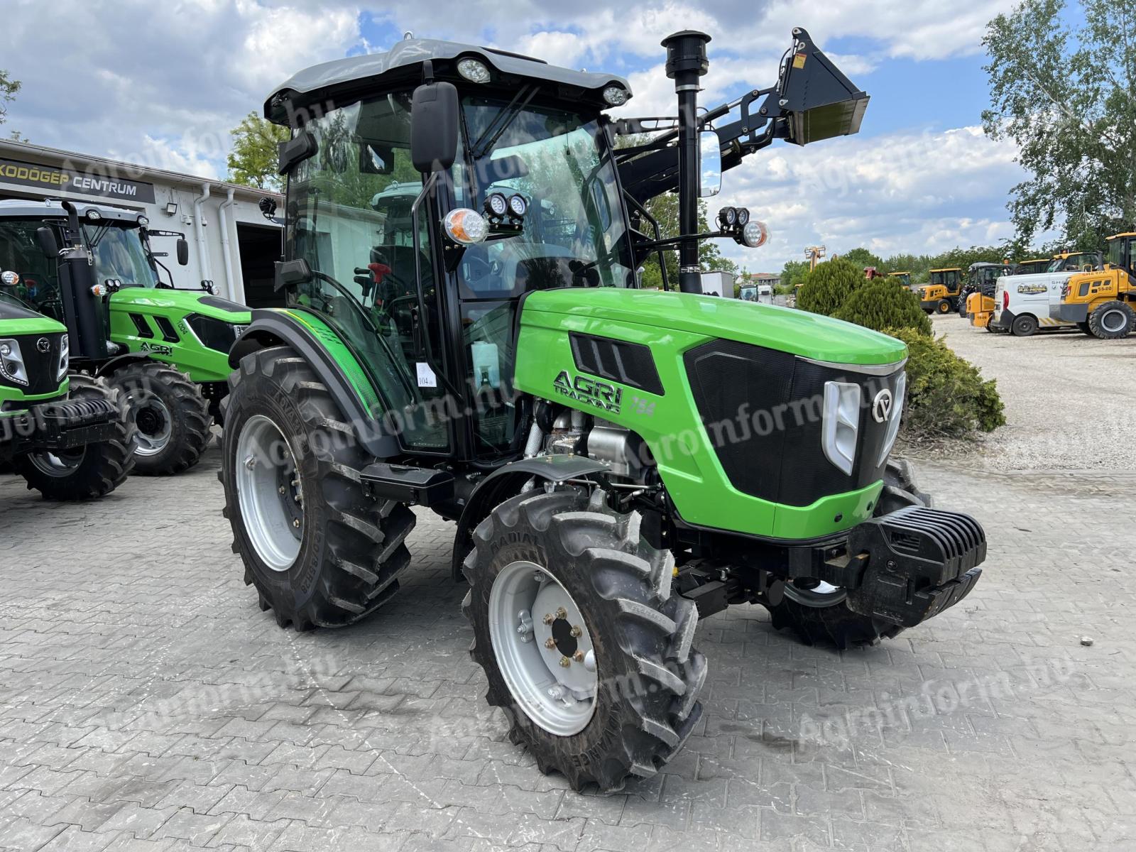 AGRI Tracking TB754 kisméretű traktor 75LE - Bács-Kiskun vármegye 6500 ...
