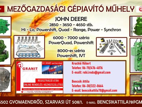 Mezőgazdasági gépek javítása Mezőgazdasági gépek javítása
