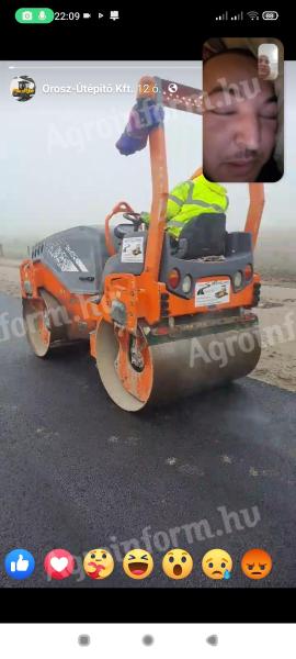 Aszfaltozás 5 cm vastagságban 8000-F Mart aszfaltozás 3000 Ft térkövezés