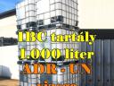 IBC 1000 literes tartály használt eladó - olcsó áron IBC eladó