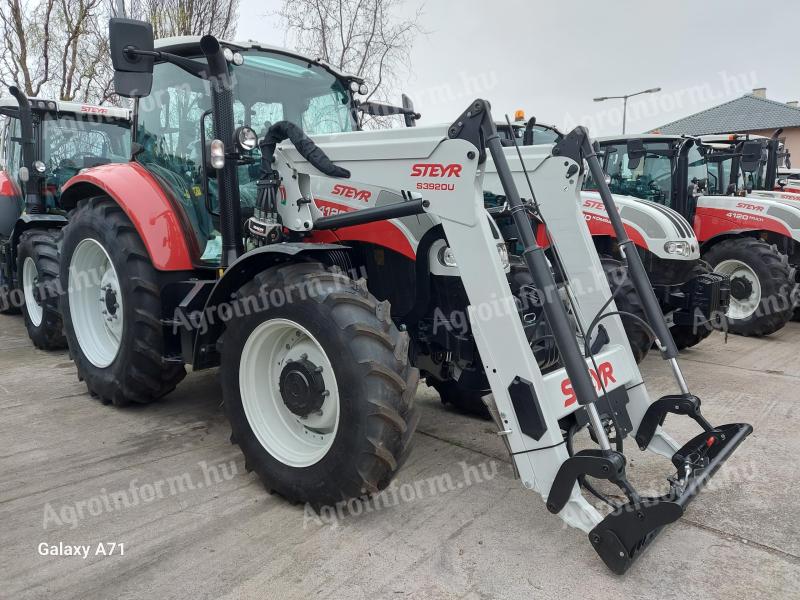 STEYR MULTI 4120 traktor gyári homlokrakodóval