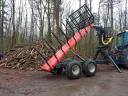 IGJ Agromax ERD 75 HD3063 Erdészeti Pótkocsi Daruval