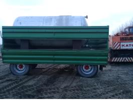 10m3 es alumínium tartály pótkocsira,  viz szállításra