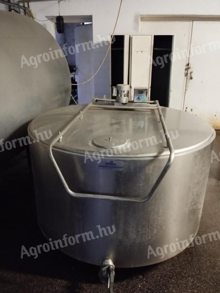 1000 literes Inox tejhűtő eladó