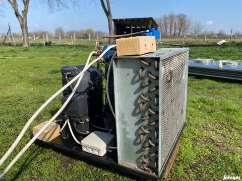 Mínuszos hűtő aggregát és belső elpárologtató Mínuszos hűtő aggregát és belső elpárologtató