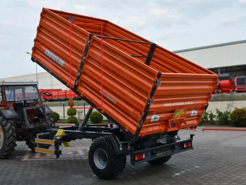 ERDALLAR pótkocsi I 1 tengely I 8 tonna I 3 irányba billenthető ERDALLAR pótkocsi I 1 tengely I 8 tonna I 3 irányba billenthető