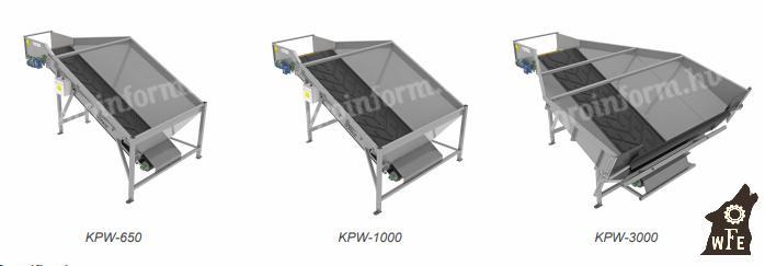 Fix DOMASZ KPW fogadó garatok rögleválasztóval eladók a Wolfoodengineering Kft kínálatában