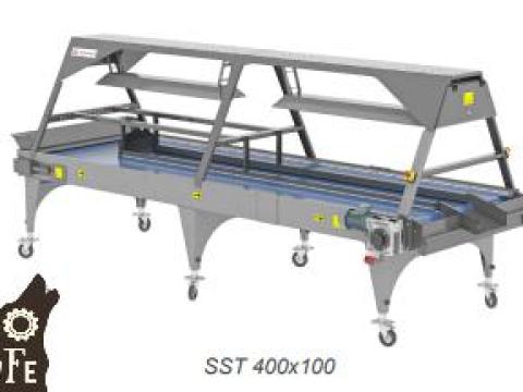 DOMASZ SST szalagos válogató asztalok eladók a Wolfoodengineering Kft kínálatában DOMASZ SST szalagos válogató asztalok eladók a Wolfoodengineering Kft kínálatában